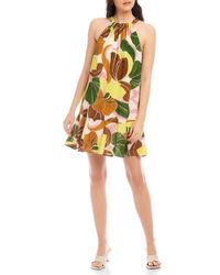 Fifteen Twenty - Brenda Ruffle Hem Dress - Lyst