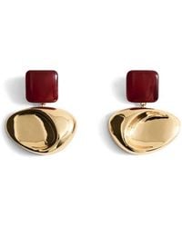 Mango - Mixed Drop Earrings - Lyst