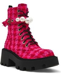 Betsey Johnson - Jonnie Lug Sole Boot - Lyst