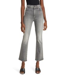 Mother - The Hustler High Waist Ankle Bootcut Jeans - Lyst