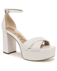 Sam Edelman - Jullian Ankle Strap Platform Sandal - Lyst