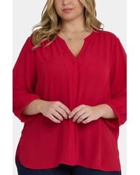 NYDJ - Pintuck Top - Lyst