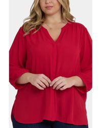 NYDJ - Pintuck Top - Lyst