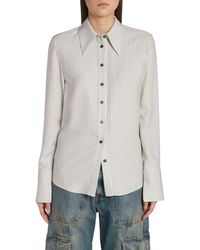 Golden Goose - Journey Collection Slim Fit Stripe Button-up Shirt - Lyst