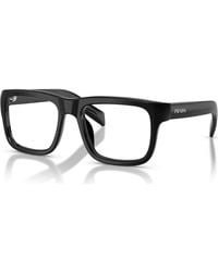 Prada - 52Mm Rectangle Optical Glasses - Lyst