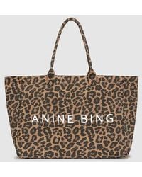 Anine Bing - Leo Canvas Tote Bag - Lyst