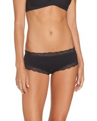 Hanro - Cotton Lace Hipster Briefs - Lyst