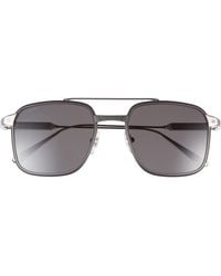 Cartier - 54Mm Rectangular Gradient Sunglasses - Lyst