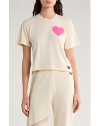 Aviator Nation - Heart Boyfriend T-Shirt - Lyst