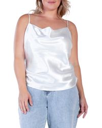 Standards & Practices - Cowl Neck Satin Camisole - Lyst