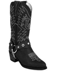 Urbnkicks - Cowboy Leather Boots - Lyst