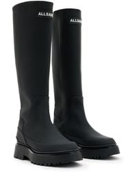 AllSaints - Octavia Knee High Boot - Lyst