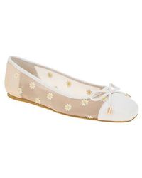 BCBGMAXAZRIA - Hartly Cap Toe Ballet Flat - Lyst