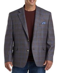 Tallia - Big & Tall Plaid Sport Coat - Lyst