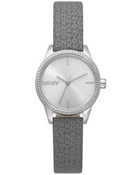 DKNY - L 113 Leather Strap Watch - Lyst