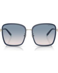 Tiffany & Co. - 59Mm Gradient Square Sunglasses - Lyst