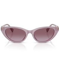Ralph - 53Mm Gradient Cat Eye Sunglasses - Lyst