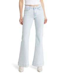 7 For All Mankind - Dojo Tailorless Flare Jeans - Lyst