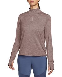 Nike - Dri-fit Swift Element Uv Quarter Zip Running Pullover - Lyst
