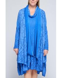 Luukaa - Axel Devore Cotton Jersey Duster - Lyst