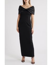 Sonya Moda - Belluno Off The Shoulder Column Gown - Lyst