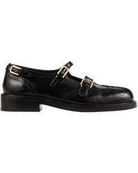 Sandro - Multi-Buckle Mary Jane Loafers - Lyst