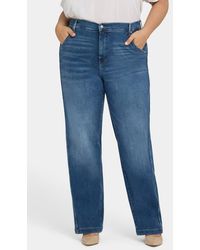 NYDJ - Brooke High Waist Loose Straight Leg Jeans - Lyst