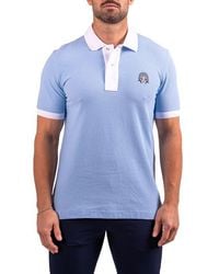 Maceoo - Mozartspecktip Stretch Nylon Polo - Lyst