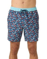 O'neill Sportswear - Hermosa Elastic Waist Swim Trunks - Lyst