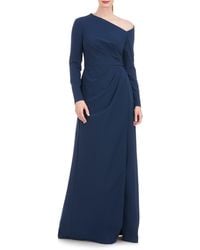 Kay Unger - Irina Long Sleeve A-line Gown - Lyst