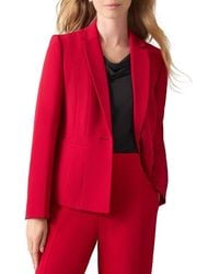 Kasper - Stretch Crepe One-Button Blazer - Lyst