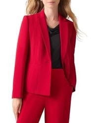 Kasper - Stretch Crepe One-Button Blazer - Lyst