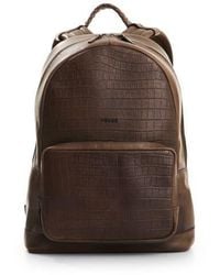 Velez - Georgia Embossed Leather Backpack - Lyst