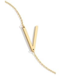 Mint & Lily - Statement Initial Necklace - Lyst