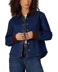 Wit & Wisdom - Denim Button-Up Jacket - Lyst