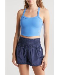 Free People - All Clear Rib Crop Camisole - Lyst