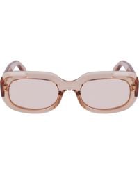 Longchamp - Medallion 52Mm Rectangular Sunglasses - Lyst