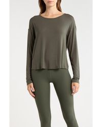 Mpg - Breeze Open Twist Back Top - Lyst