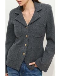 Alex Mill - London Merino Wool Blend Sweater Jacket - Lyst
