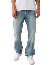 True Religion - Ricky Mesh Super T Flap Straight Jeans - Lyst