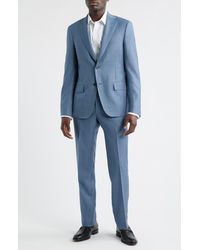 Heritage Gold - Textured Light Wool Suit - Lyst
