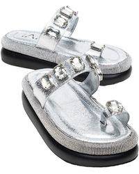 Prologue Shoes - Evans Jeweled Platform Sandal - Lyst