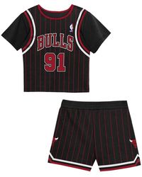 Mitchell & Ness - Toddler Dennis Rodman Chicago Bulls 2-Piece Play By Place T-Shirt & Shorts Set - Lyst
