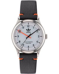 adidas - Project One Solar Powered Vegan Leather Strap Watch - Lyst