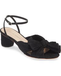 Loeffler Randall - Knotted Organza Ankle-Strap Sandals - Lyst
