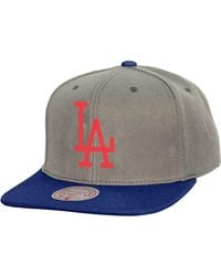 Mitchell & Ness - Los Angeles Dodgers Cooperstown Collection Basic Flip Snapback Hat - Lyst