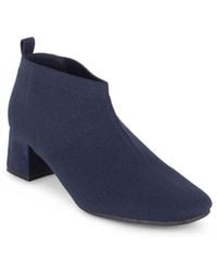 Tahari - Corniche Block Heel Knit Bootie - Lyst