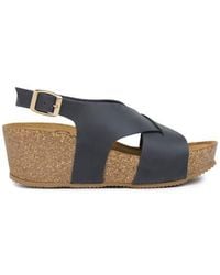 Celtic & Co. - Crossover Detail Wedge Sandal - Lyst