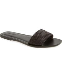 Madewell - The Cora Woven Slide Sandal - Lyst