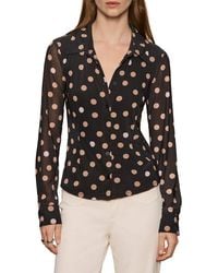 Sanctuary - Mesh Button-Down Shirt - Lyst